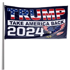 Trump 2024 Flag Take America Back Eagle Vote Donald Trump Flags For Sale