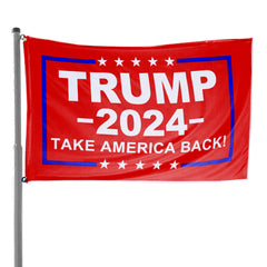 Trump 2024 Take America Back Red Flag