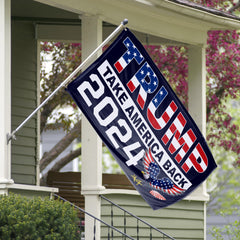 Trump 2024 Flag Take America Back Eagle Vote Donald Trump Flags For Sale