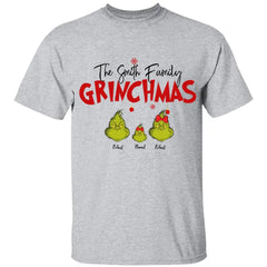 Gift For Family, Personalized Grinch Family Shirt - Hoodie - Sweatshirt, Family Xmas Shirt, Christmas Gift