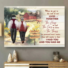 I Had You And You Had Me Personalized Poster, Anniversary Couple, Gifts For Husband, Gifts For Wife