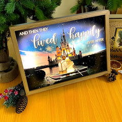 They lived happily ever after Personalized lightweight photo frames, posters, couple gifts