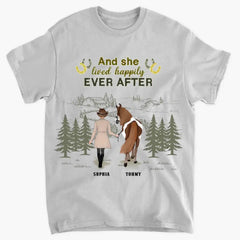 Custom Personalized Horse Girl T-Shirts, Hoodies, and Sweatshirts - - Gift Idea For Horse Lover - Life Is Better With Horses