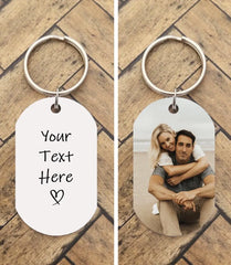 Custom Picture Keychain, Personalized Keychain For Boyfriend, Anniversary Gift For Her, Cute Birthday Gift For Him, Unique Gifts Under 20